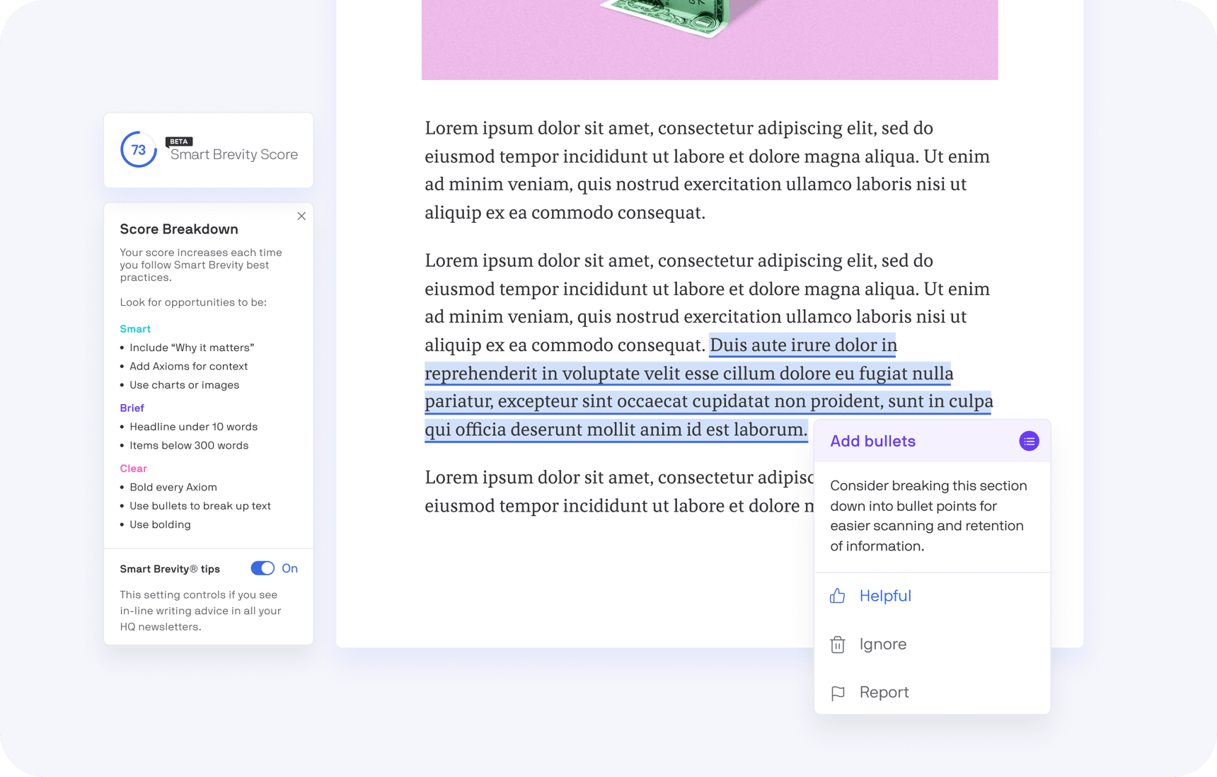 Smart Brevity® Guidance Smart Brevity® Guidance